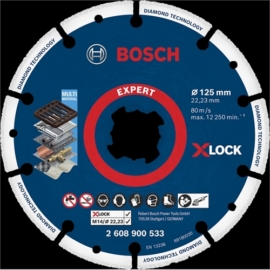 Bosch Expert gyémánt vágókorong fémhez X- LOCK 115 x 22.23 mm