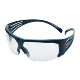 3M SF601RAS SecureFit védőszemüveg, szürke keret, karcálló víztiszta lencsék T