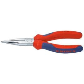Knipex félkerekcsőrű fogó vágóéllel (rádiófogó) többkomponensű nyél, krómozott 160 mm (Format katalógus)