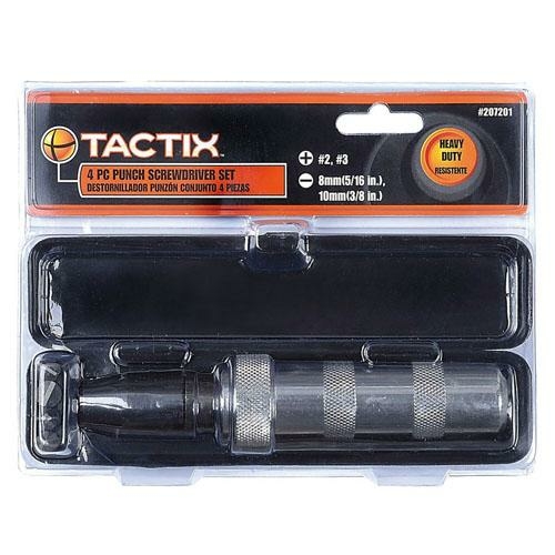 Tactix ütvecsavarhúzó készlet 4 részes T